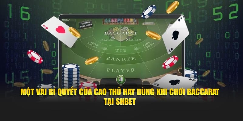 Một vài bí quyết của cao thủ hay dùng khi chơi Baccarat tại SHBET